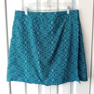 RipSkirt Hawaii Size Large Wrap Skirt Teal Playa Ocean